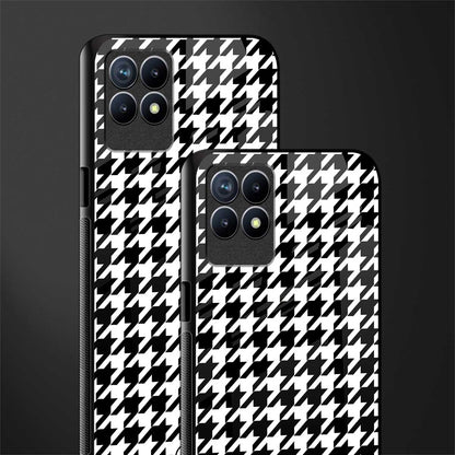 houndstooth classic glass case for realme 8i image-2