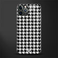 houndstooth classic glass case for iphone 11 pro max image