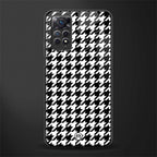 houndstooth classic back phone cover | glass case for redmi note 11 pro plus 4g/5g