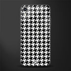 houndstooth classic glass case for iphone xr image