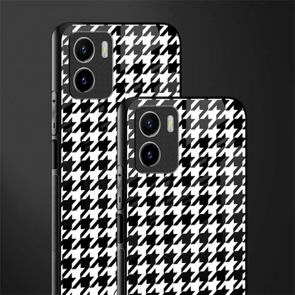 houndstooth classic glass case for vivo y15s image-2
