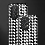 houndstooth classic back phone cover | glass case for samsung galaxy a23
