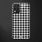 houndstooth classic back phone cover | glass case for samsung galaxy m33 5g