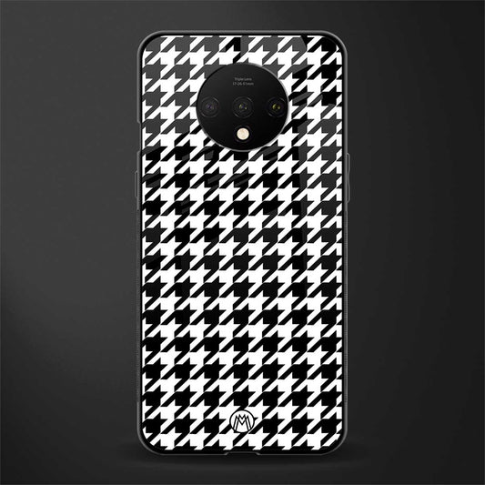 houndstooth classic glass case for oneplus 7t image