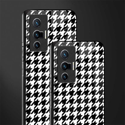 houndstooth classic glass case for vivo x70 image-2