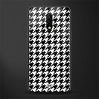 houndstooth classic glass case for oneplus 7 image