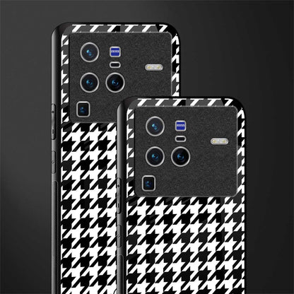 houndstooth classic glass case for vivo x80 pro 5g image-2