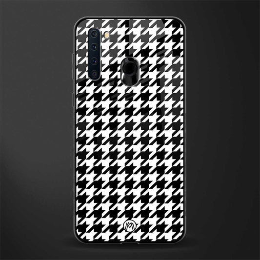 houndstooth classic glass case for samsung a21 image