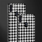 houndstooth classic glass case for samsung a11 image-2