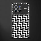 houndstooth classic glass case for vivo x80 image