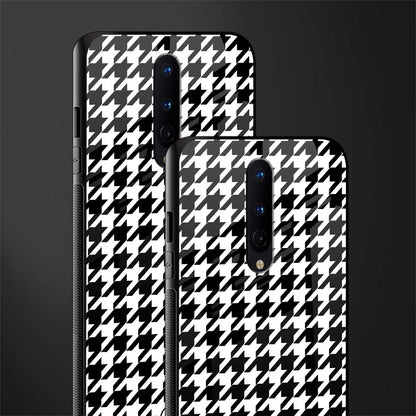 houndstooth classic glass case for oneplus 8 image-2