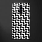 houndstooth classic glass case for oneplus 8 image