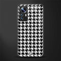houndstooth classic back phone cover | glass case for xiaomi 12 pro