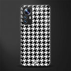 houndstooth classic back phone cover | glass case for xiaomi 12 pro