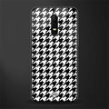 houndstooth classic glass case for oneplus 6 image