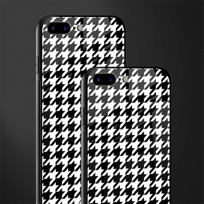 houndstooth classic glass case for iphone 7 plus image-2