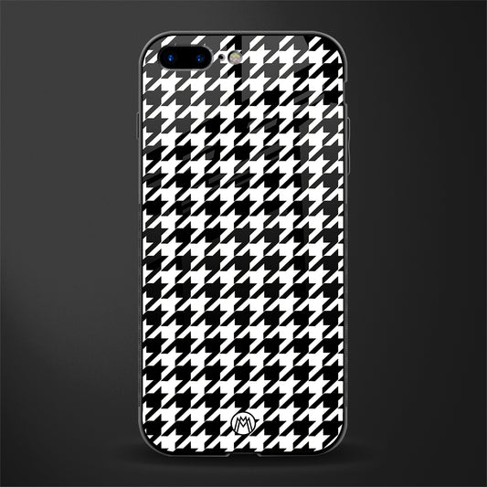 houndstooth classic glass case for iphone 7 plus image