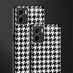 houndstooth classic back phone cover | glass case for vivo y72