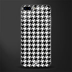 houndstooth classic glass case for iphone 8 plus image