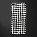 houndstooth classic glass case for iphone 7 image