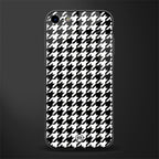 houndstooth classic glass case for iphone 8 image
