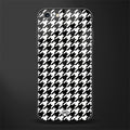 houndstooth classic glass case for iphone 6 plus image