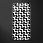houndstooth classic glass case for iphone 6 image