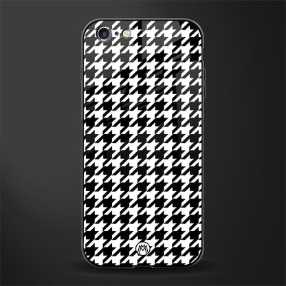 houndstooth classic glass case for iphone 6s plus image