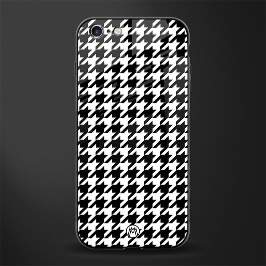 houndstooth classic glass case for iphone 6s plus image