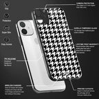 houndstooth classic glass case for vivo v20 pro image-4
