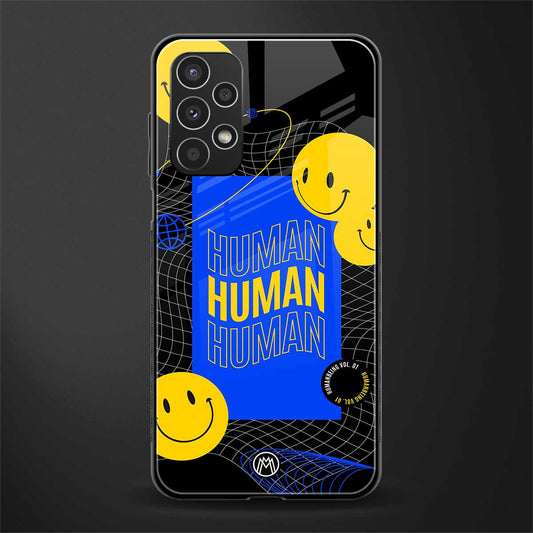 human being back phone cover | glass case for samsung galaxy a13 4g