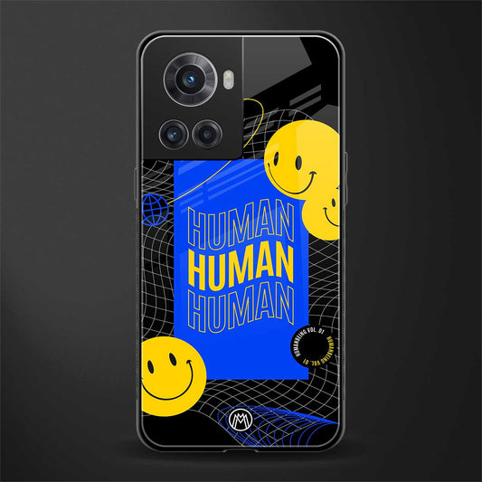 human being back phone cover | glass case for oneplus 10r 5g