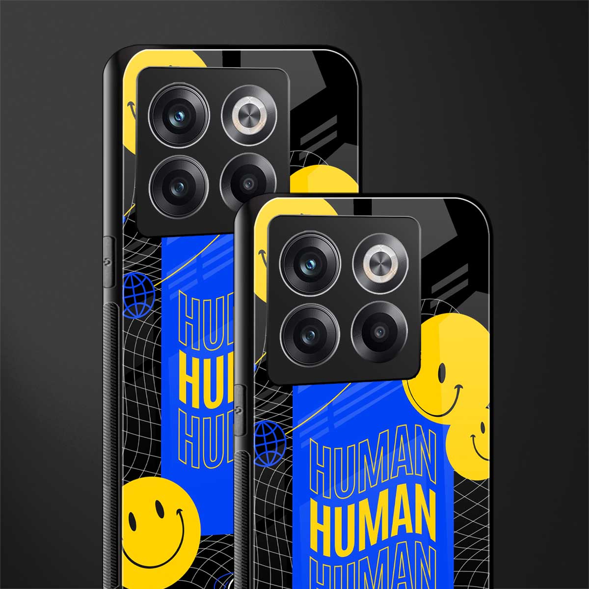 human being back phone cover | glass case for oneplus 10t