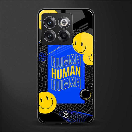 human being back phone cover | glass case for oneplus 10t