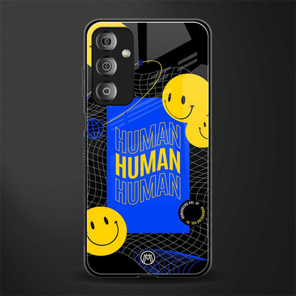 human being back phone cover | glass case for samsung galaxy f23 5g