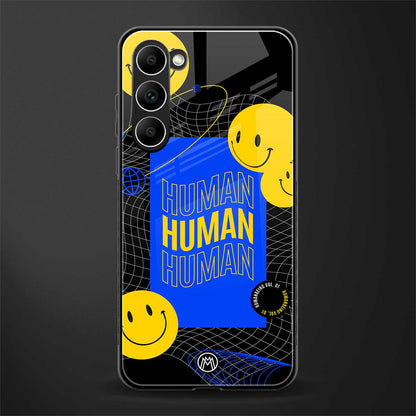 human being glass case for phone case | glass case for samsung galaxy s23 plus