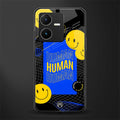 human being back phone cover | glass case for vivo y22