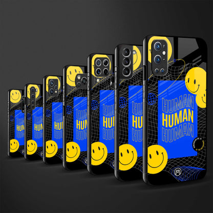 human being back phone cover | glass case for samsung galaxy a14 5g