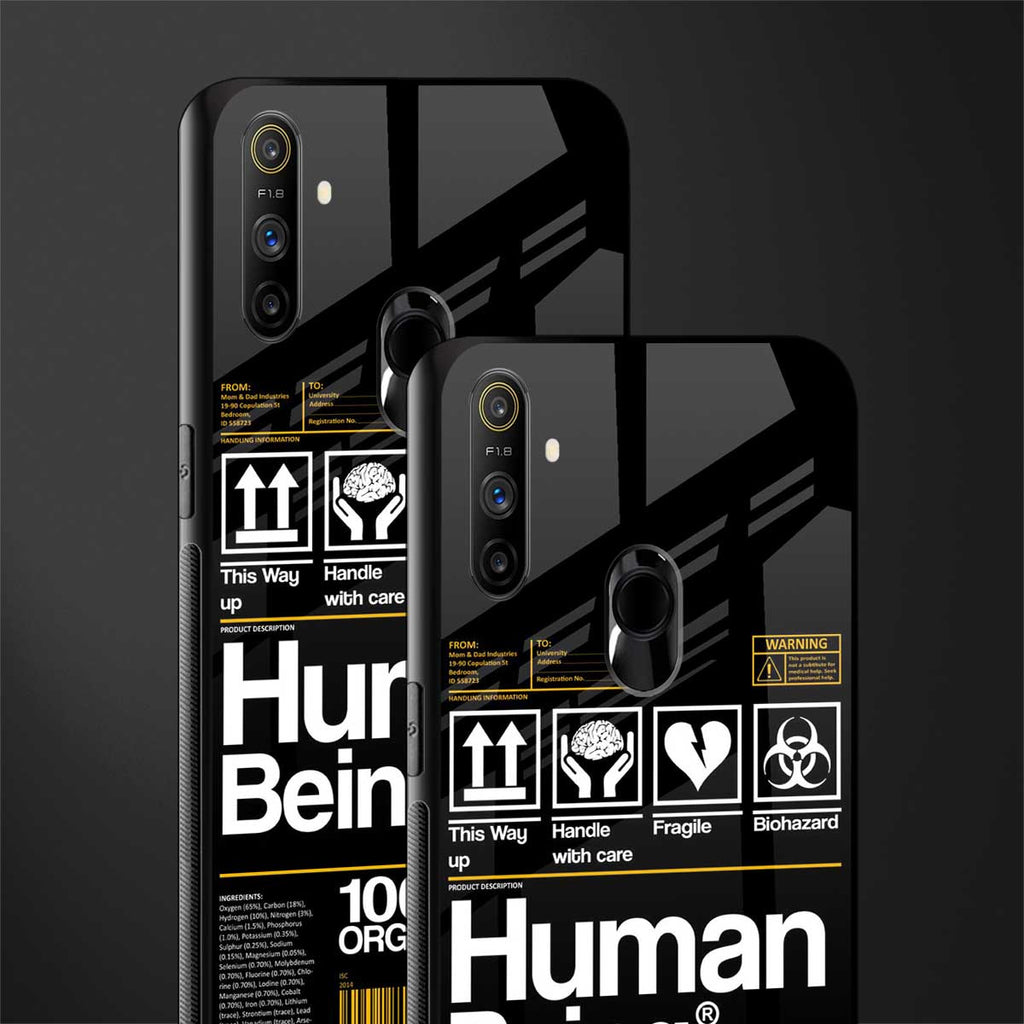 human being label phone cover for realme narzo 10a