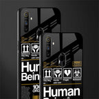 human being label phone cover for realme narzo 10a