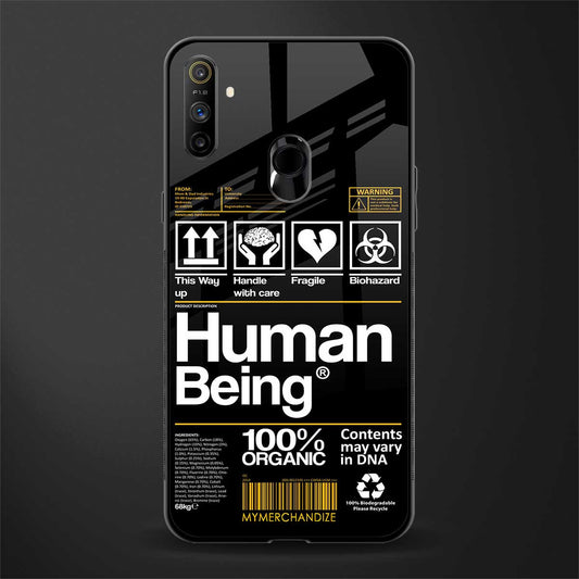 human being label phone cover for realme narzo 10a