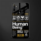 human being label phone cover for realme narzo 10a
