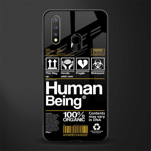 human being label phone cover for vivo u20