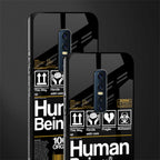 human being label phone cover for vivo v17 pro