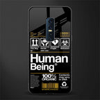 human being label phone cover for vivo v17 pro