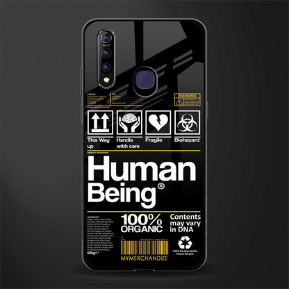 human being label phone cover for vivo z1 pro