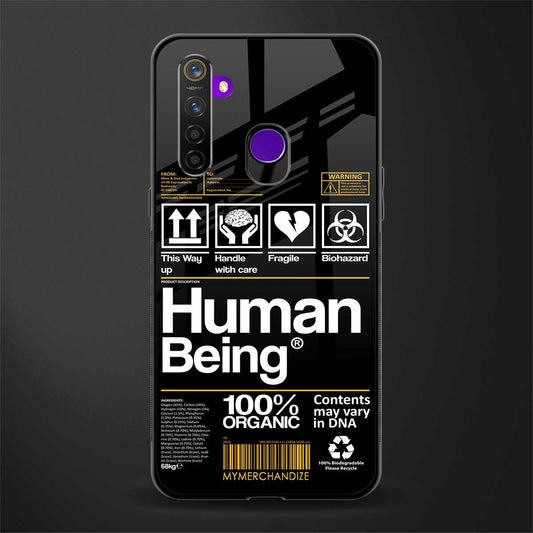human being label phone cover for realme 5s