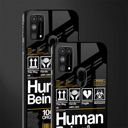 human being label phone cover for samsung galaxy m31