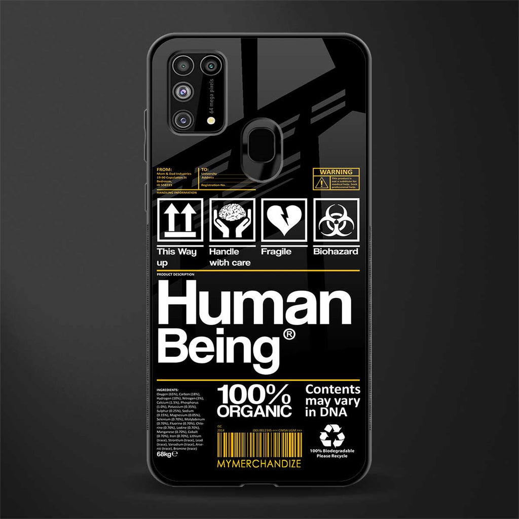 human being label phone cover for samsung galaxy f41