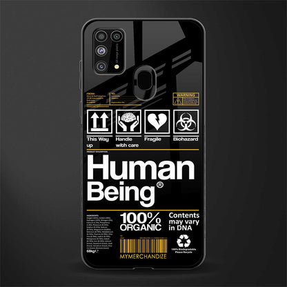 human being label phone cover for samsung galaxy m31 prime edition